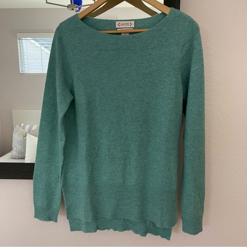 Nanette Lepore Green Cashmere Jumper, Size L